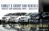 Family&Group 4WD Van Rentals in Sapporo