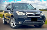 Subaru Forester front view – all-wheel drive SUV rental in Hokkaido for outdoor and snow travel