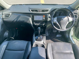 Driver seat and full dashboard of Nissan X-Trail – functional and comfortable SUV interior for Hokkaido rental