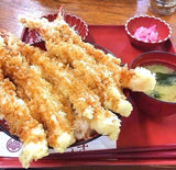 favorite food of japan jumbo shrimp tempura bowl