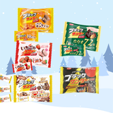 Buy a 5-flavor set of Japan’s popular Black Thunder chocolate bars—strawberry, caramel, high cacao, original, and almond—online, perfect for a small gift for friends!