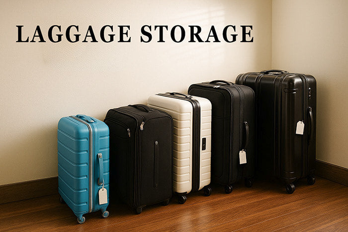 Luggage storage at private Hokkaido villa for safe suitcase keeping travel from New Chitose Airport Japanese place to stay