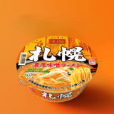 A popular Japanese instant ramen featuring rich miso flavor inspired by the taste of Sapporo's renowned miso ramen.