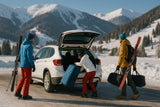 Tips for renting a 4WD car for a Hokkaido Villa winter trip near ski resort with powder snow and snow activity like Niseko