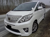 Toyota Alphard 20 exterior – stylish and spacious luxury van for rent in Hokkaido