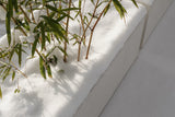 Winter garden view at a Hokkaido private villa—family-friendly vacation rental