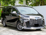 Toyota Alphard Hybrid Executive Lounge minivan rental car with hybrid 4WD for Sapporo to Niseko travel