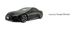 Lexus LC500 car rental in Hokkaido Japan, Sapporo based service with airport pickup for luxury road trips to Niseko and Furano.